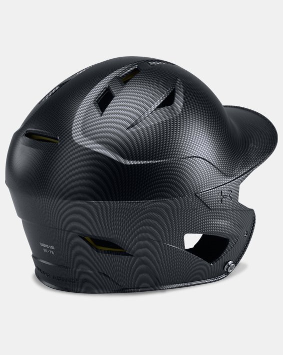 Men's UA Converge Batting Helmet Carbon Tech, Black, pdpMainDesktop image number 1